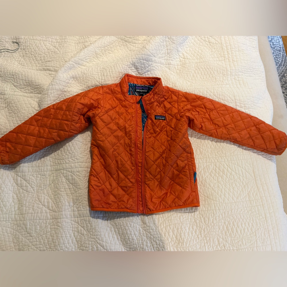 Patagonia Kids' Orange Nano Puff Jacket